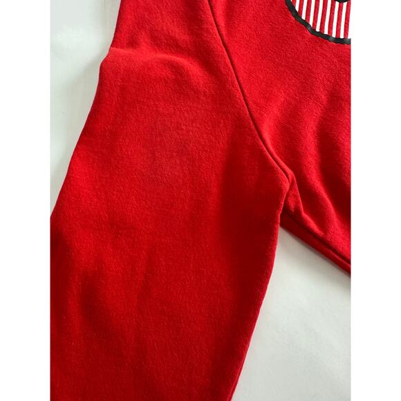 Snoopy Size Small Medium Youth XXL Peanuts Red Sweatshirt Pullover Christmas - Picture 6 of 8